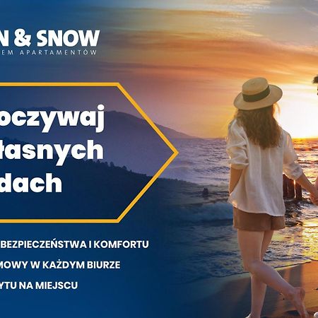 Apartamenty Sun & Snow Nadmorskie Tarasy Z Basenem Kołobrzeg Exteriör bild
